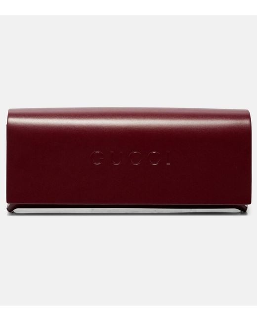 Gucci Natural Eckige Brille Optical Native Gg