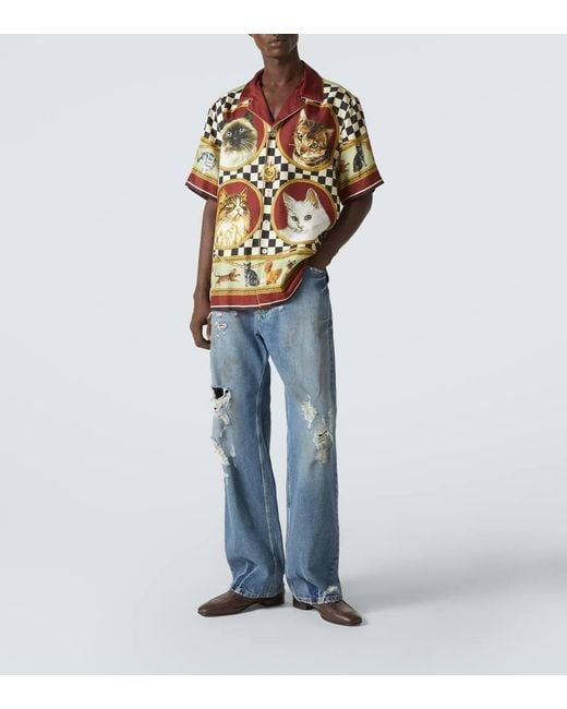 Camicia di Dolce & Gabbana in Red da Uomo