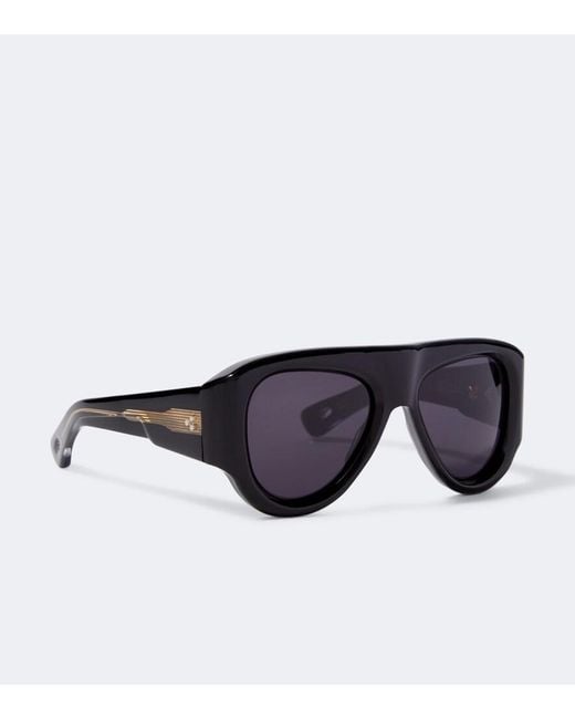 Jacques Marie Mage Blue Barclay Aviator Sunglasses for men