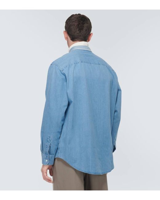 Camicia di jeans Ami de Cour di AMI in Blue da Uomo