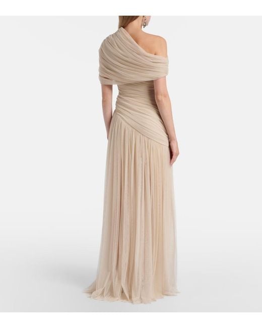 Robe De Mariee Himalia En Tulle Fronce De La Vali en coloris Natural