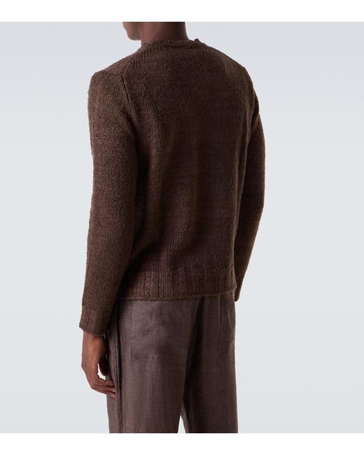 Pullover Gio di Saman Amel in Brown da Uomo