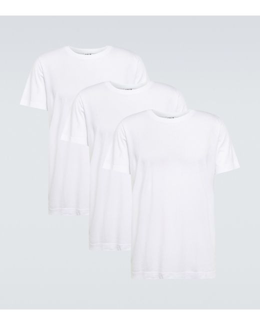 CDLP Set aus drei T-Shirts aus Jersey in White für Herren