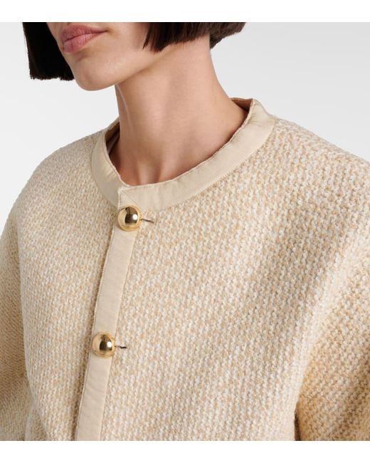 FRAME Natural Trim Cropped Jacket