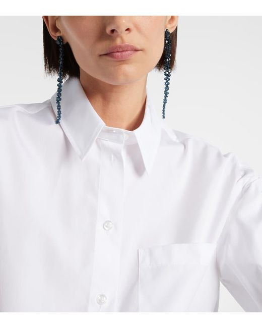 Boucles D'Oreilles A Cristaux Simone Rocha en coloris Blue