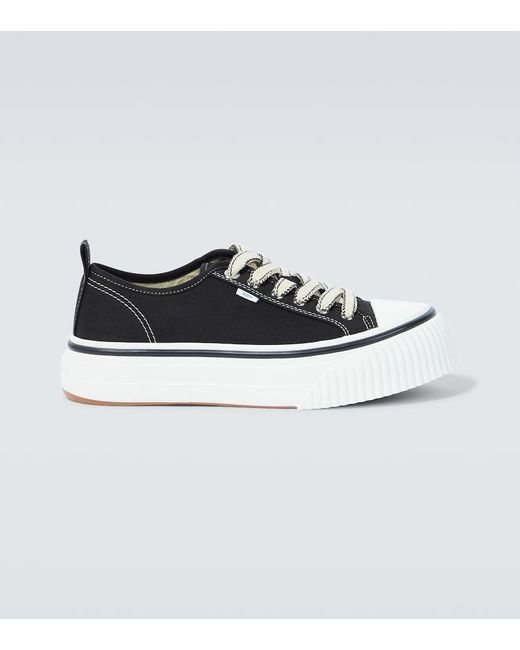 AMI Black Ami 1980 Canvas Sneakers for men