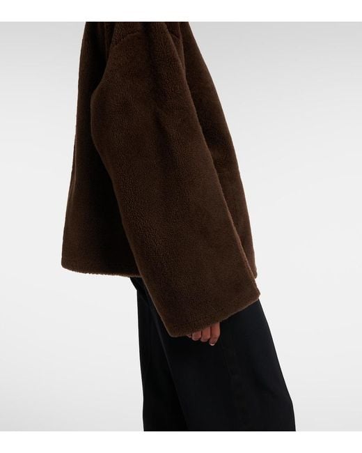 The Row Brown Valorin Shearling Jacket
