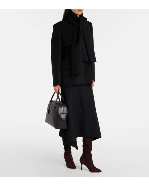 Manolo Blahnik Brown Myconia Suede Knee-High Boots