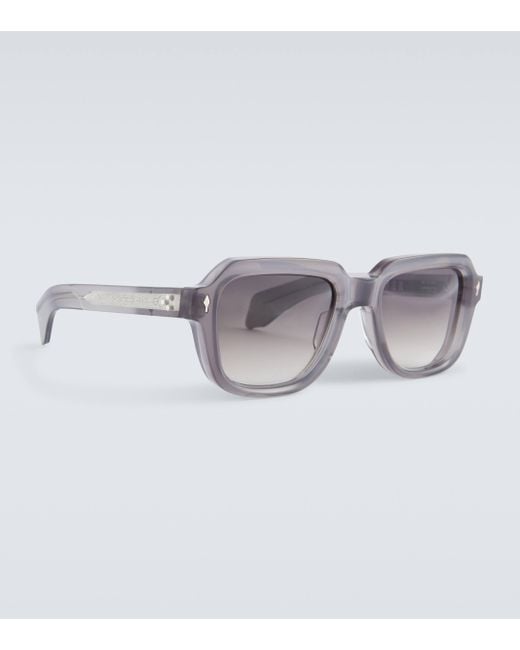 Jacques Marie Mage Gray Taos Square Sunglasses for men