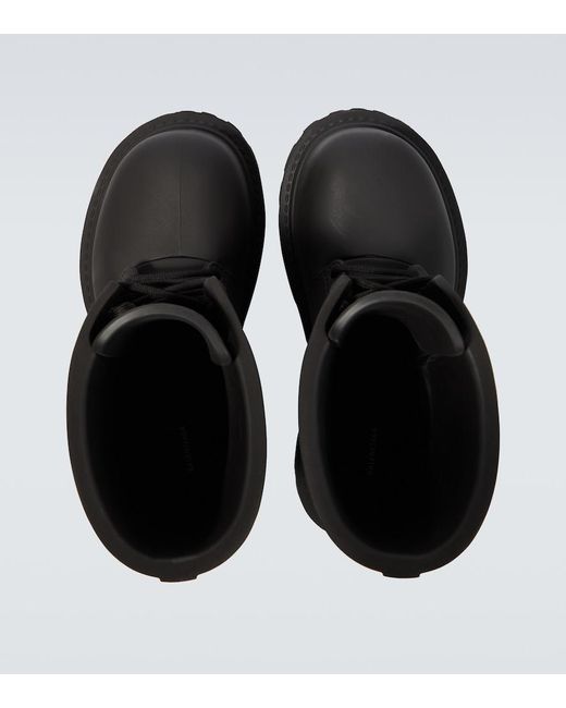Balenciaga Steroid Schnürstiefel mit Logo-Prägung in Black für Herren