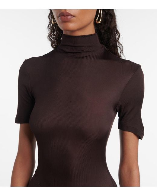 Christopher Esber Black Jersey Maxi Dress