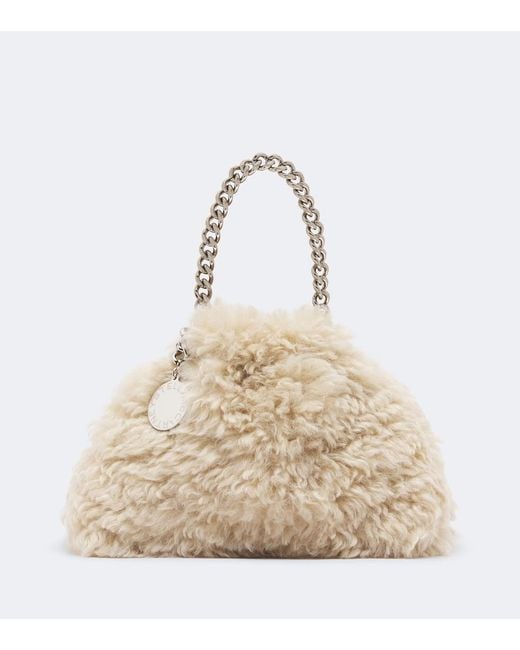 Stella McCartney Natural Falabella Mini Shoulder Bag