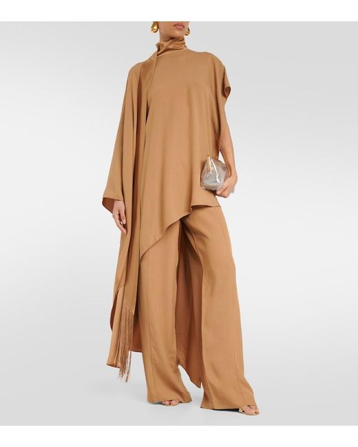 Taller Marmo Brown High-Rise Wide-Leg Pants