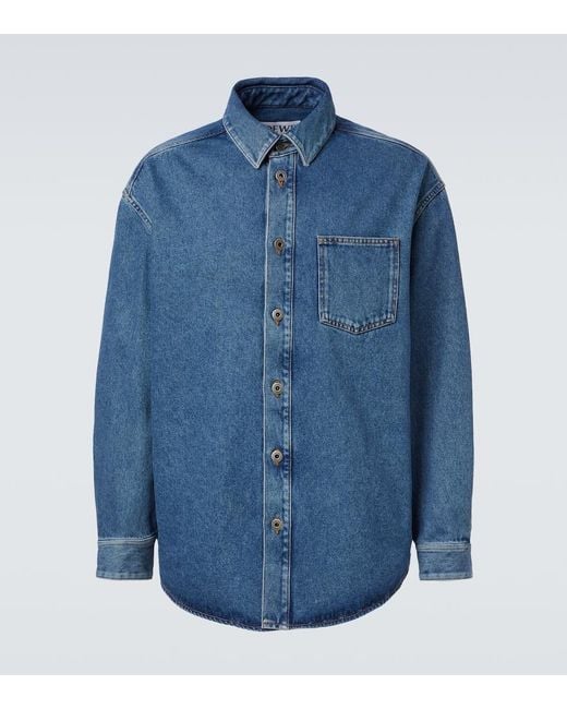 Loewe Blue Denim Shirt for men