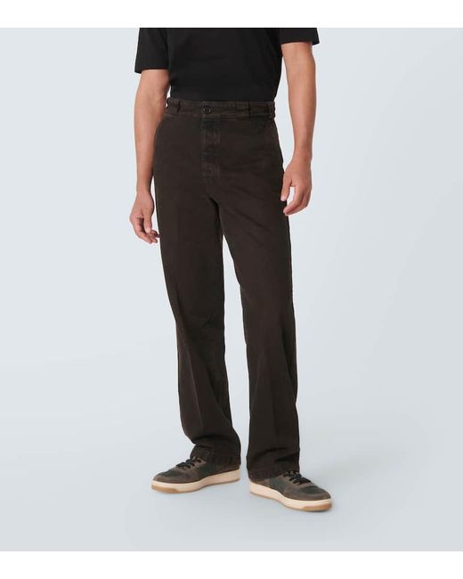 Prada Black Faded Straight Jeans for men
