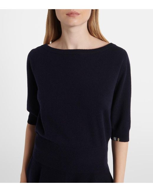 Extreme Cashmere Blue Marianne Cashmere Top