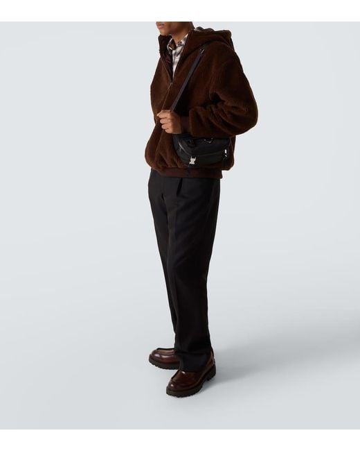 Sac Ceinture En Re-Nylon Et Cuir Prada pour homme en coloris Black