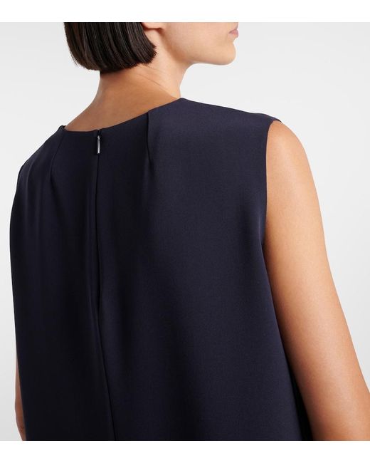 The Row Blue Mirna Cady Sheath Dress