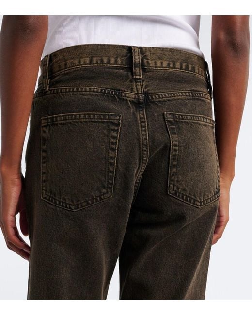 FRAME Gray Hang Straight Jeans