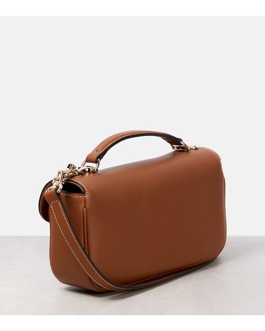 Gucci Brown Horsebit 1955 Soft Small Leather Tote Bag