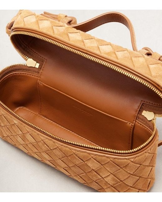 Bottega Veneta Brown Bang Bang Suede Crossbody Bag