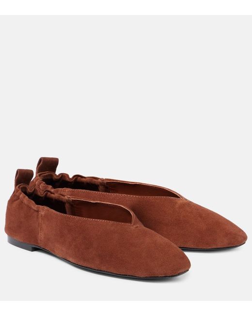 Ballerines Brie En Daim A.Emery en coloris Brown