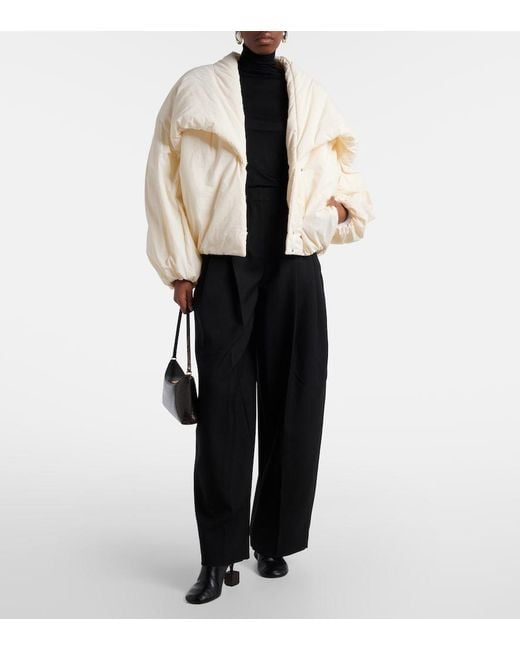 Jacquemus White Chale Bomber Jacket