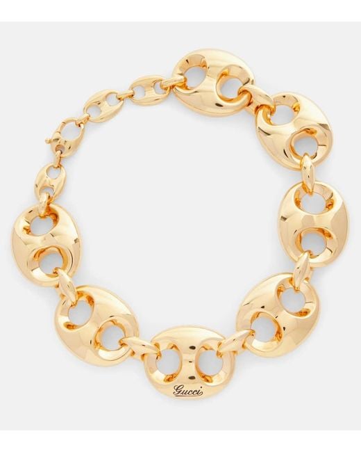 Gucci Metallic Marina Chain Necklace