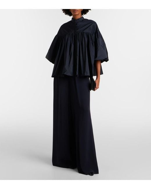 Max Mara Black Rea Oversized Top