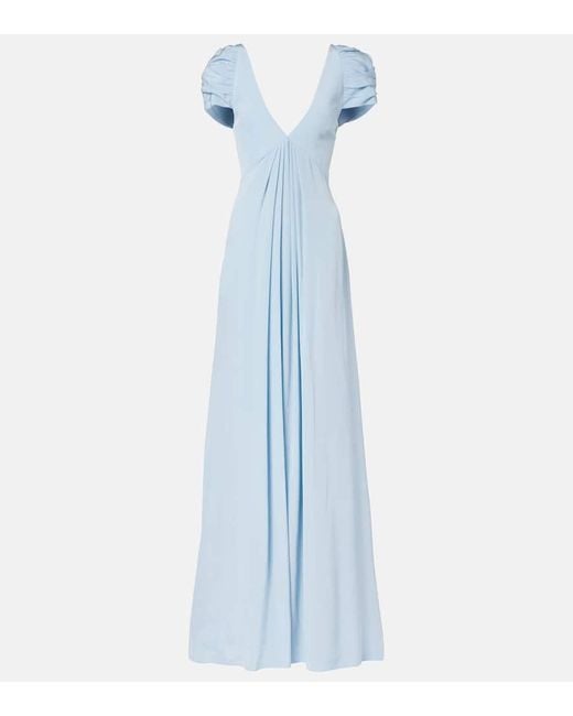 Markarian Blue Silk Gown