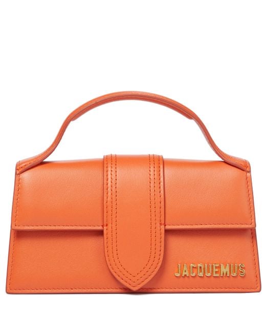 Jacquemus Orange Exclusive To Mytheresa – Le Bambino Medium Leather Shoulder Bag