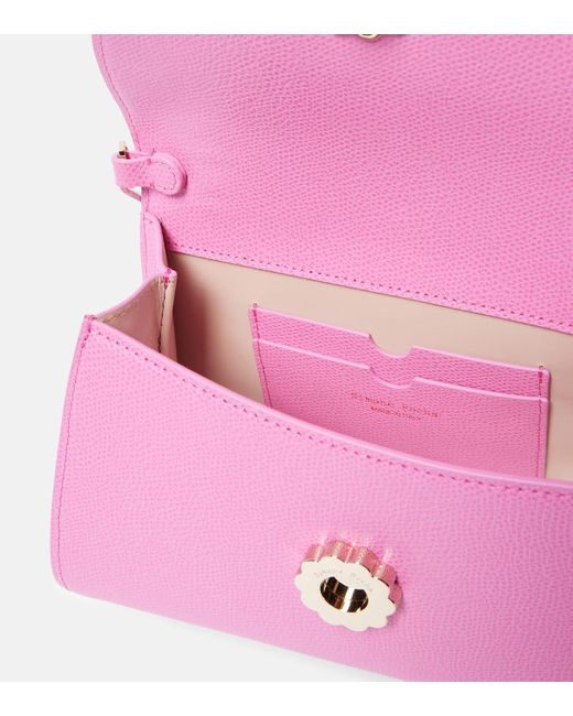 Simone Rocha Pink Schultertasche Pochette Valentine Aus Leder