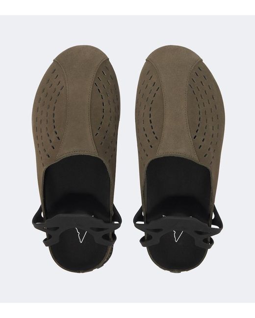 Roa Brown Fedaia Leather Mules for men