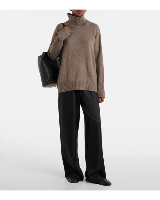 Lisa Yang Brown Heidi Cashmere Sweater