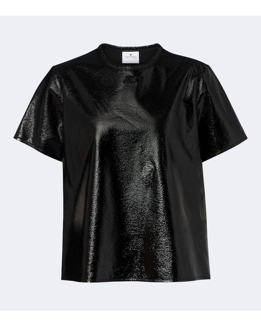 Courreges Black Vinyl Top