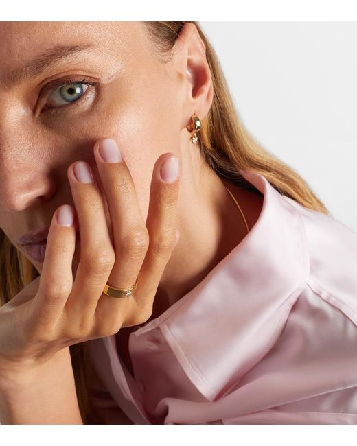 Roxanne First White 14Kt Ring With Diamonds