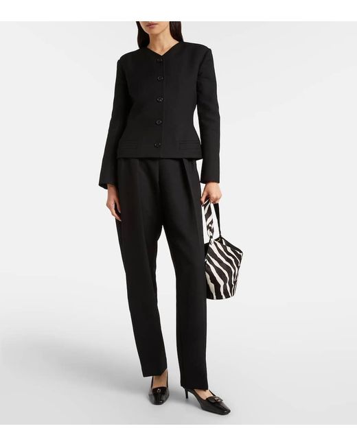 Khaite Blue Hose Dugan Aus Wolle