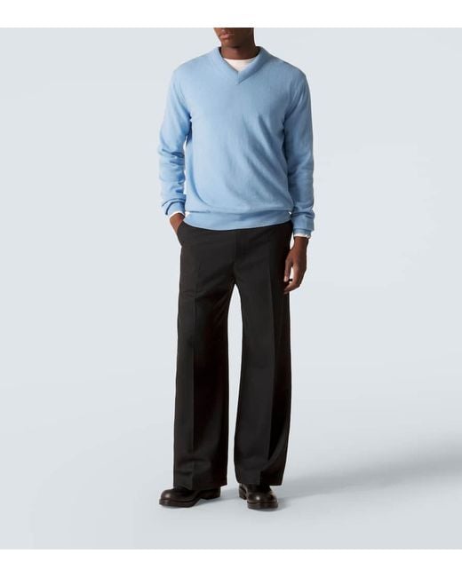 Jil Sander Pullover Aus Wolle in Blue für Herren