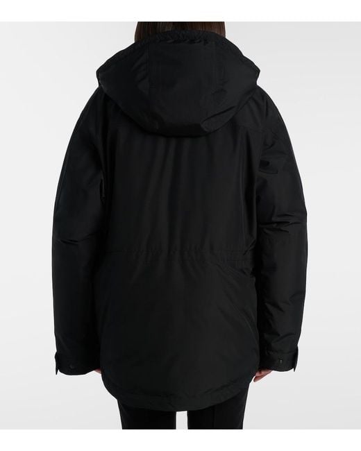 Saint Laurent Black Technical Canvas Down Ski Jacket