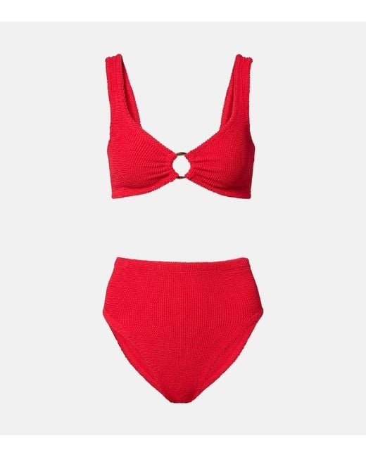 Hunza G Red Nadine Bikini