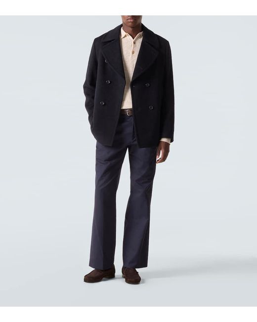 Etro Blue Wool Jacket for men