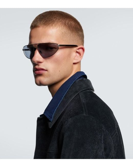 Tom Ford Blue Parker-02 Aviator Sunglasses for men
