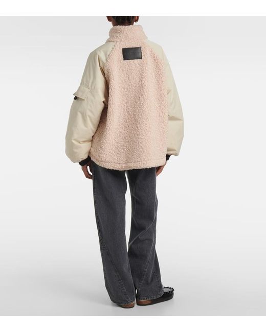 J.W. Anderson Natural Jacke Aus Fleece