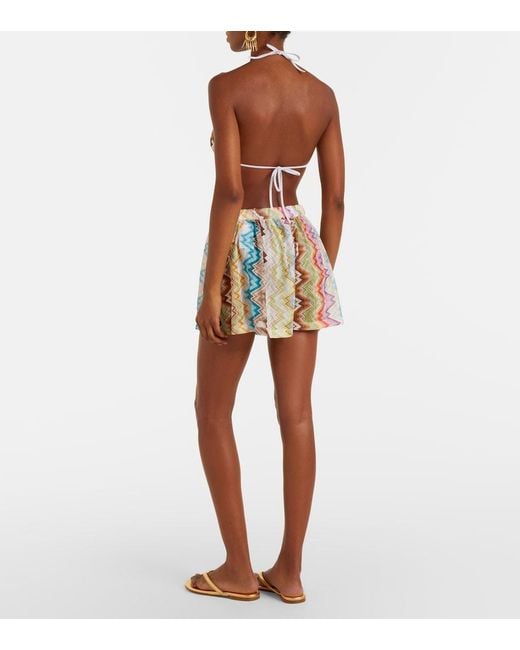 Missoni White Zigzag Shorts