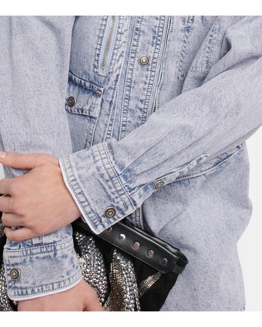 Isabel Marant Blue Pearl Denim Jacket