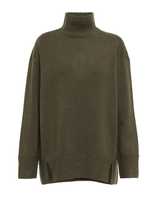 Vince Cashmere Sweater in Green | Lyst