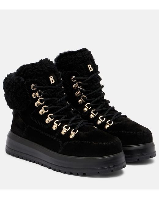 Bogner Black Antwerp 23B Suede Ankle Boots