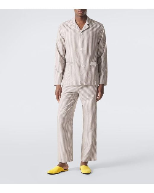 Charvet Yellow Suede Slippers for men