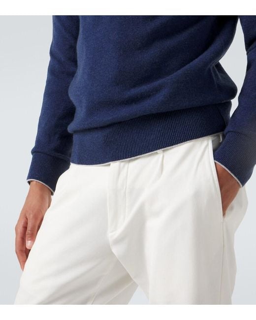 Pullover di Eleventy in Blue da Uomo