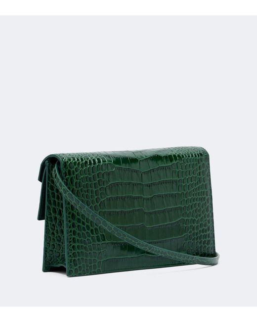 Tom Ford Green Aube Mini Leather Crossbody Bag